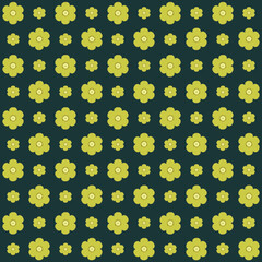 This image features a repeating floral pattern. The pattern consists of evenly spaced