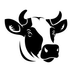Obraz premium Cow Head Illustration