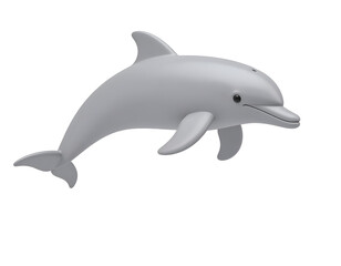 Fototapeta premium 3D Dolphin Illustration