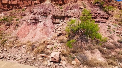 Texas Panhandle is characterized by dramatic canyon landforms, primarily due to the erosive power of rivers and wind over millions of years.