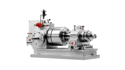 Precision Rotary Actuator: A high-precision rotary actuator, showcasing intricate mechanical design and robust construction, ideal for industrial automation applications.