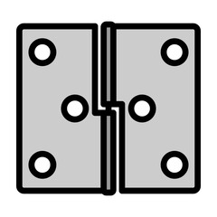 Hinge  Vector Filled Icon Design