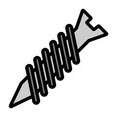 Screw  Vector Filled Icon Design
