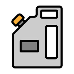 Oil Can  Vector Filled Icon Design