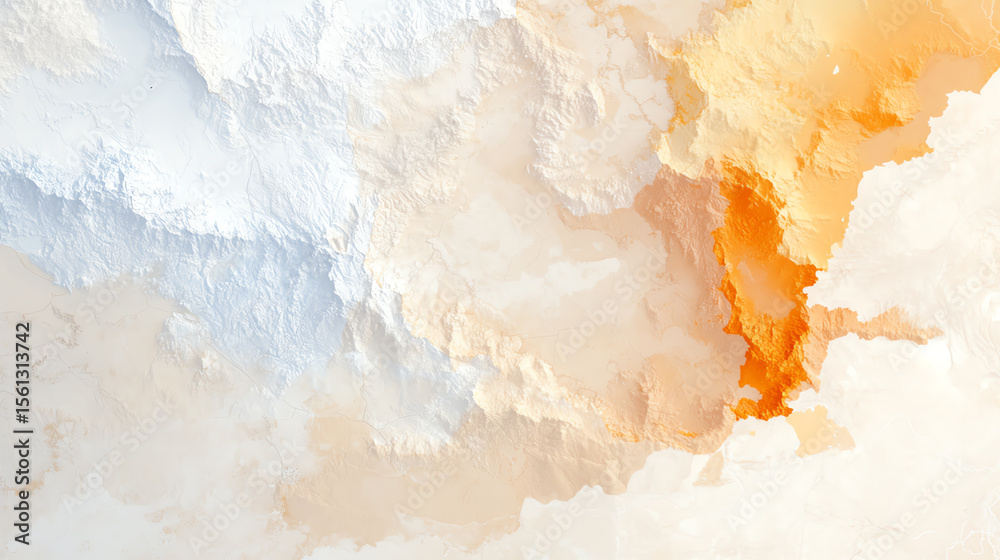 Aufkleber abstract digital artwork featuring soft pastel colors blending harmoniously, creating a serene and t