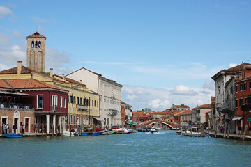 Old town of Murano island, Venice, Italy