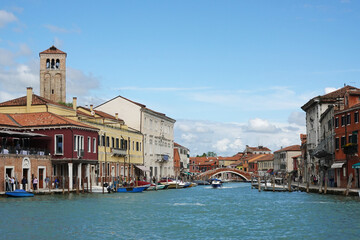 Old town of Murano island, Venice, Italy