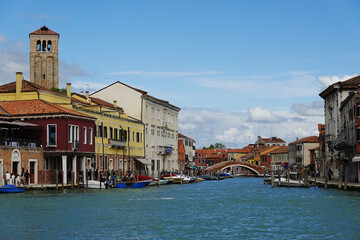 Old town of Murano island, Venice, Italy