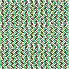 Brick mosaic tile background in swatchable, chocolate mint, sweets. / レンガ造りのモザイクタイル 背景素材 スウォッチ対応 チョコミント チョコレートミント スイーツ