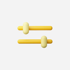 3d Realistic Filter icon vector Illustration