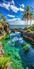 Rock Pool Oasis on Tenerife Coast