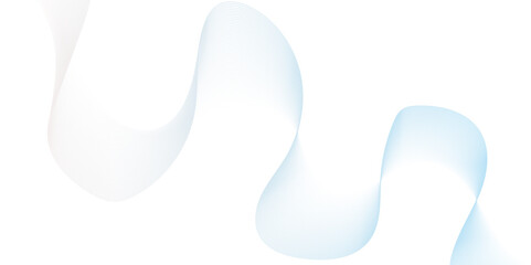 Dynamic minimal smoke sound blue line. Abstract glowing white slow speed stripe sound blend line smooth flow soundwave curve energy gradient vector futuristic digital outline line science design.	