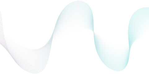 Dynamic minimal smoke sound blue line. Abstract glowing white slow speed stripe sound blend line smooth flow soundwave curve energy gradient vector futuristic digital outline line science design.	