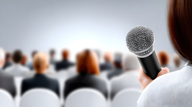 Editorial photo series of a financial planner giving a seminar on investment strategies, editorial photography style