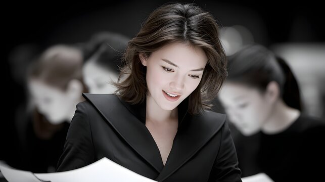 A financial planner discussing long-term goals with clients, documentary photography style