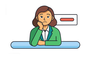 The Weight of Waiting: A figure of contemplation, the illustration portrays the silent pause before the anticipated reveal. Capturing the experience of patience and emotional load.