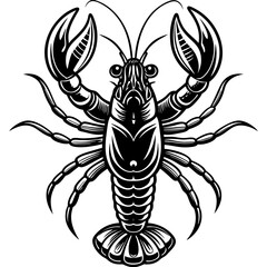 black and white scorpion