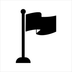 Flag vector illustration. Simple flag icon emoji design.