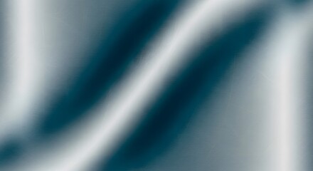 Abstract Blue Metallic Pattern with Smooth Curves and Light Reflections for Modern Design