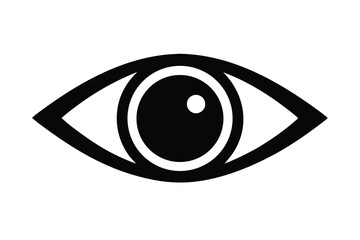 Obraz premium eye scan vector icon