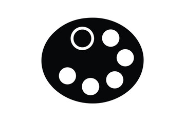 color palette vector icon