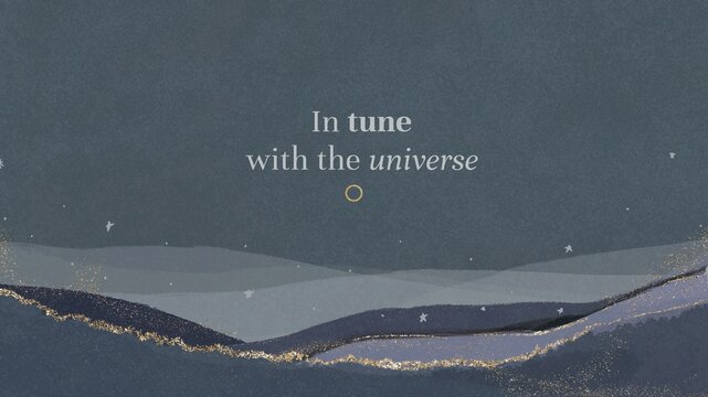 Astrology quote blog banner template - Powered by Adobe