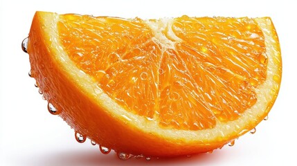 Close-up of a Fresh Orange Slice