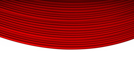 Red theater stage curtain. Velvet curtain for movie, concert or theater scene. PNG transparent.