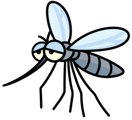 mosquito isolated on white background