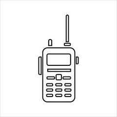 Walkie talkie sign vector icon,Symbol,logo illustration for web and mobile