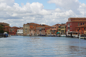 Obraz premium Old town of Murano island, Venice, Italy