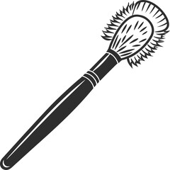 black plastic brush