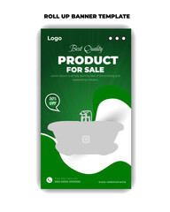 Best quality product for sale roll up banner design  design template