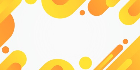 Orange and white abstract background with geometrical shapes for business or corporate purposes.