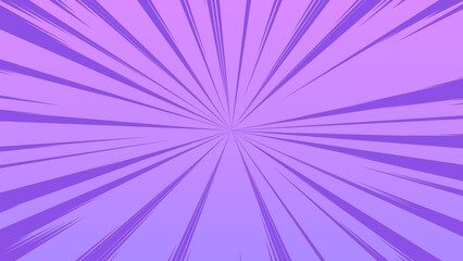 Purple Comic Speed Lines: Dynamic purple speed lines radiating outwards, creating a vibrant and energetic comic book effect, perfect for adding visual excitement to any project.