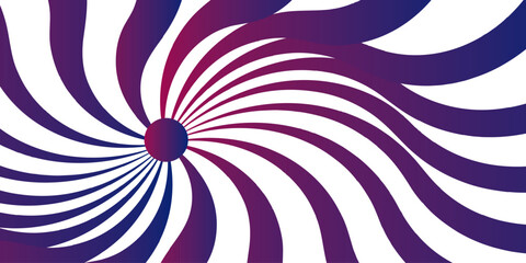 Abstract vivid spiral pattern featuring alternating maroon and white wavy radial lines.Central focal point and spirals outward with fluid, dynamic motion. Flat, vibrant, and suitable for pop-art..