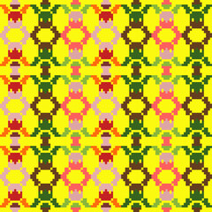 A soft yellow geometric pattern that feels light, gentle, and calming — perfect for modern textiles, decor, and soothing design themes.

