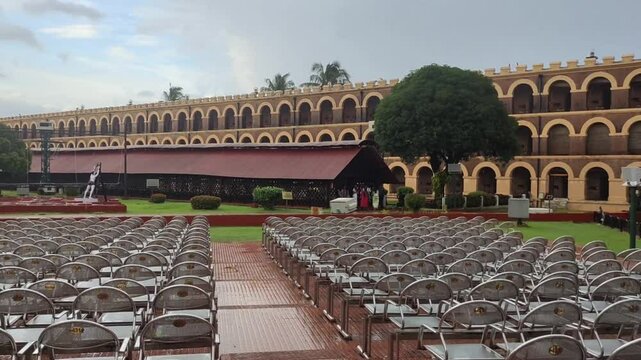 The Cellular Jail in Port Blair now Sri Vijaya Puram in India.