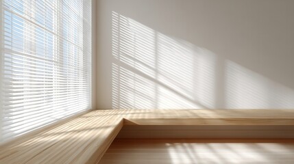 Sunlight Illuminates a Modern Interior