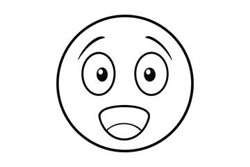 Fototapeta premium funny cartoon face