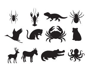 Obraz premium Animal Silhouette SVG