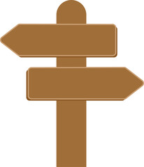 나무 표지판