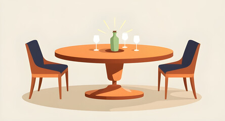 table and chairs icon, wooden table and chairs, modern dining set, restaurant furniture vector, table and chairs isolated, indoor furniture vector, table and chairs graphic, table and chairs art, tabl
