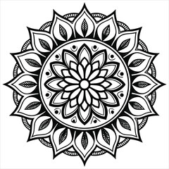  Vector doodle mandala . Ornamental luxury mandala Mandala Line Illustration . various mandala . Mandala Pattern Designs . Henna mandala. Mehndi style. Decorative pattern in oriental style.