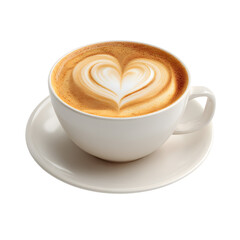 cup of coffee with heart
