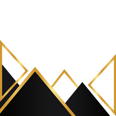 Luxury Geometric Footer