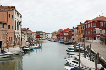 Old town of Murano island, Venice, Italy