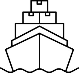 Cargo Ship Icon