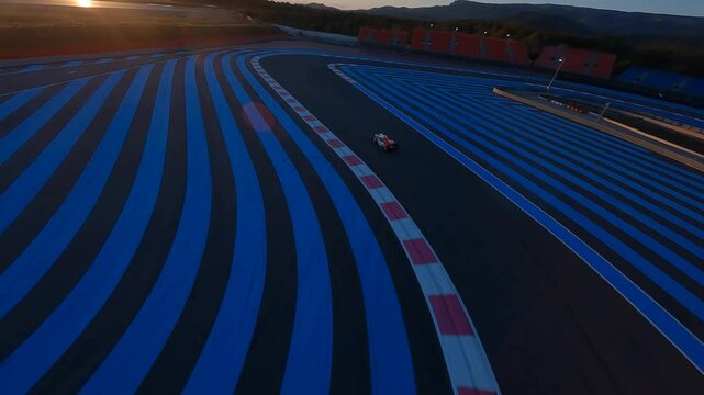 Course Circuit formule 1 en drone FPV