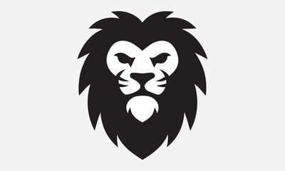 Lion head. vector illustration.